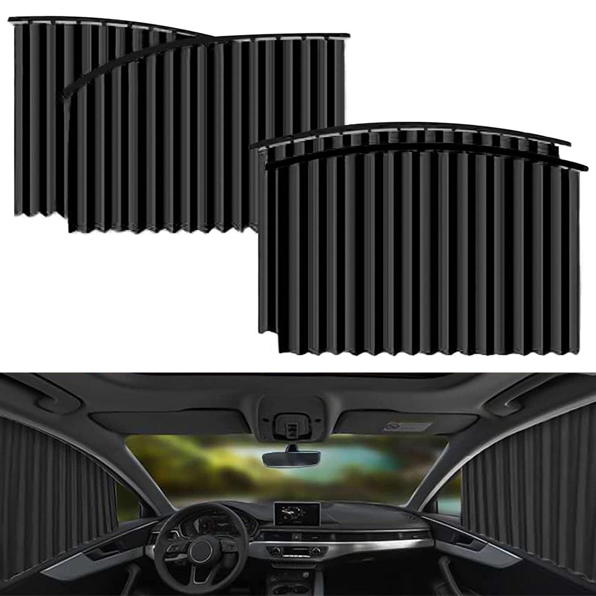 4pcs Magnetic Car Sunshade Window Curtain Auto Window Sun Shade Privacy Sun UV Protection Window Shield Car Interior Accessories - KinglyDay