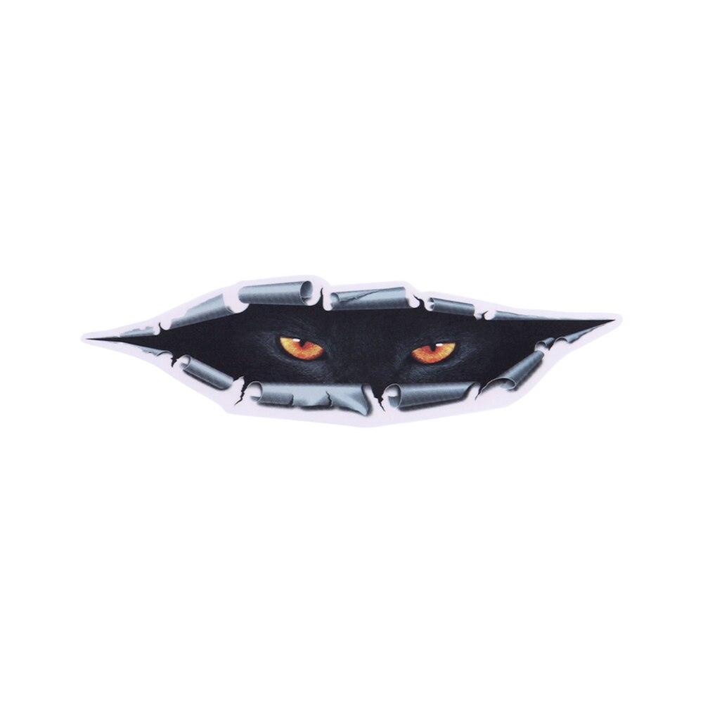 5*17cm Peeking Cat Car Sticker Waterproof Peeking Monster Eye Stikcers ...