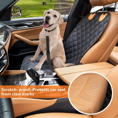 Waterproof Scratchproof Dog Front Car Seat Cover for Pets, Car Seat Protector for Dogs - KinglyDay