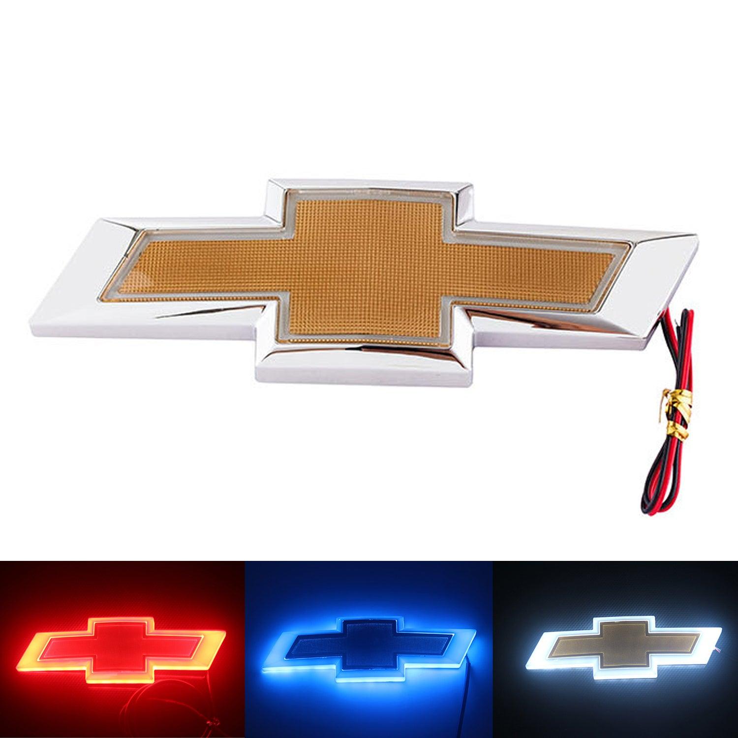 5D LED Emblem Light for Chevy Light Up Chevy Bowtie Tail Logo Light Badge Lamp Emblem Fit for Chevrolet Holden Cruze Malibu Epica Captiva - KinglyDay