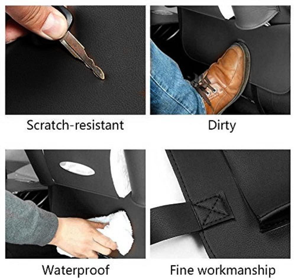 Car Backseat Organizer PU Leather Car Storage Organizer Car Seat Back Protectors with 8 Storage Pockets for Car Travel - KinglyDay