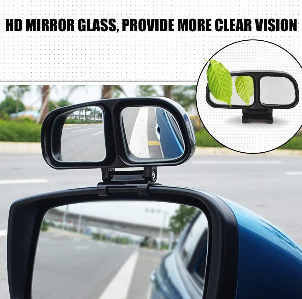 Kinglyday Blind Spot Mirrors, Adjustable Car Auxiliary Wide Angle Side Rearview Mirror for Cars - KinglyDay