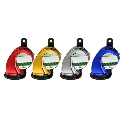 12V Waterproof 130dB Snail Air Horn Siren Loud Sound Truck Motorcycle Boat - KinglyDay