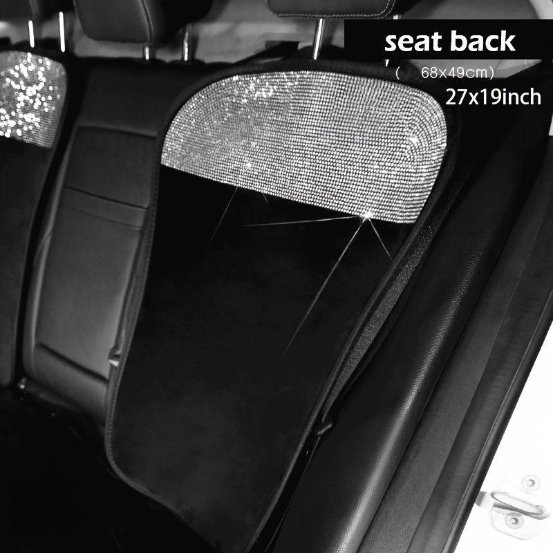 1PC Car Seat Cover, Universal Fit Most Cars Universal Long Plush Car Seat Cover Diamond Auto Interior Seat Cushion Car Accessories For Women - KinglyDay