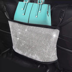 Bling Car Seat Back Storage Bag, Auto Organizer Bag For Women - KinglyDay