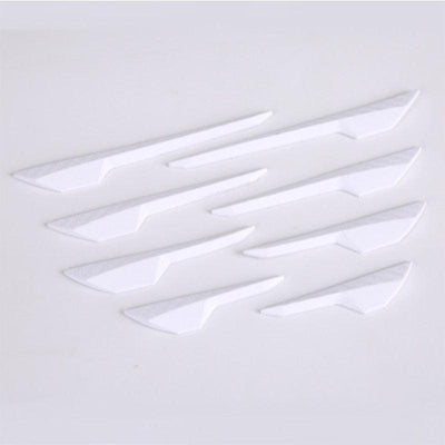 8 Pcs Carbon Fiber Pattern Rubber Car Front Bumper Body Door Edge Guard Protector Anti-Scratch Sticker Strip For Car Accessories - KinglyDay