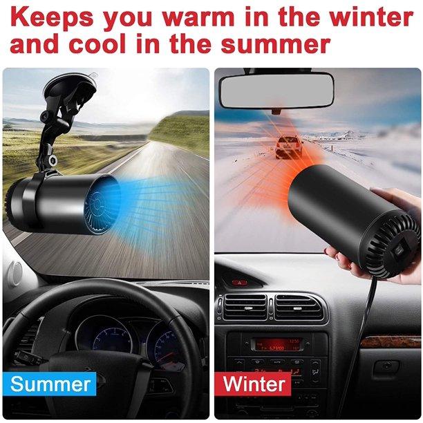 Car Heater Cup Shape 12V Hot Air Blower Electric Fan - KinglyDay