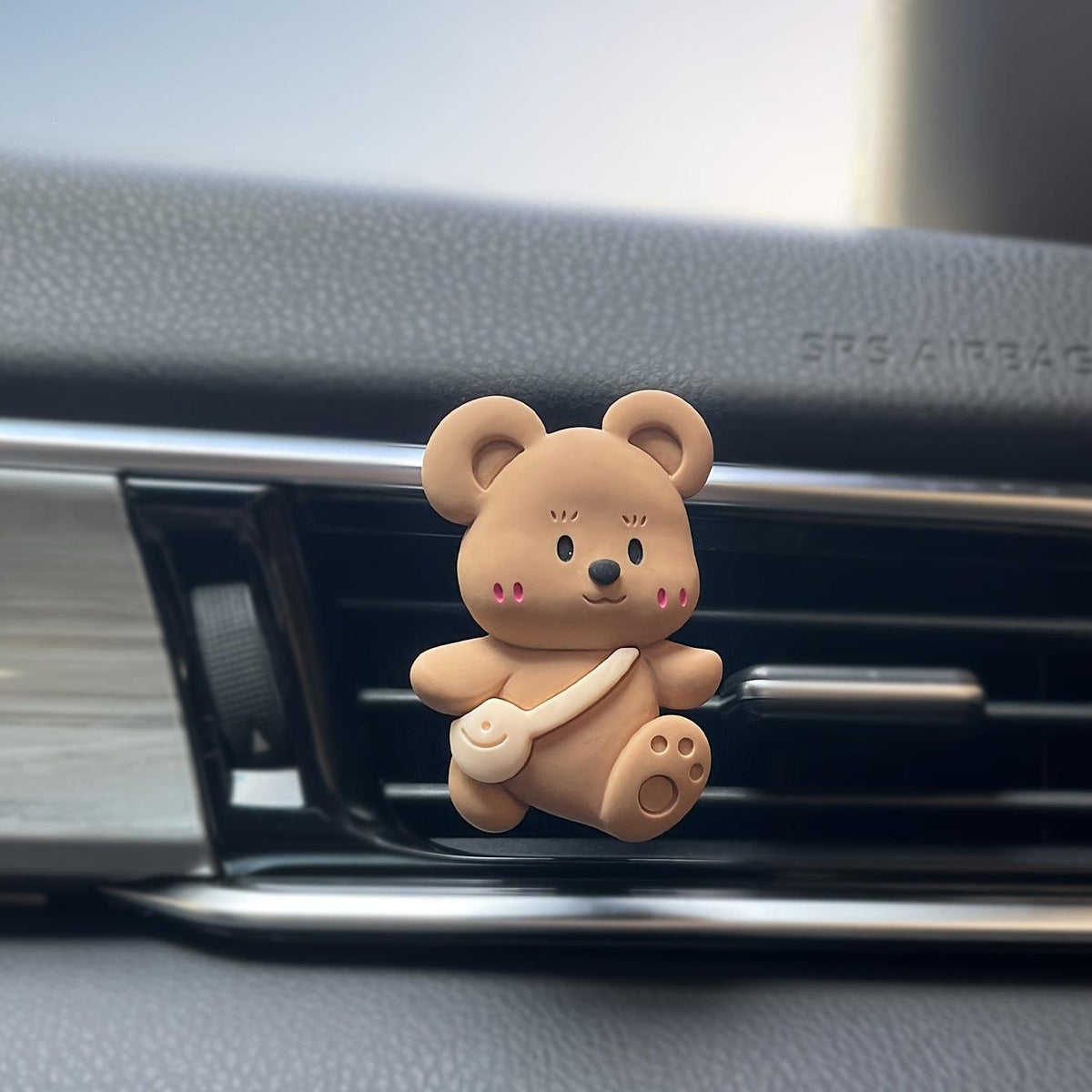 1pc Bag Bear Air Outlet Decoration Ornaments Solid Perfume Air Outlet Car Aromatherapy Inside The Automovtive Air Freshener Car Accessories Women - KinglyDay