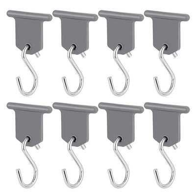 8Pcs Outdoor Camping Awning Hooks Fastener Clips RV Tent Clips For Caravan Camper Trailer - KinglyDay