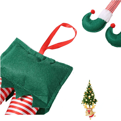 Christmas Car Decoration Elf Leg Santa Claus Leg Christmas Car Accessories Leg Pendant Christmas Car Gift - KinglyDay