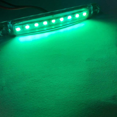 2PCS Led Warning Light 9 LEDs Indicator Car Side Sign Truck Light Lorry Warning Taillight Trailer Brake Lamp 12V 24V - KinglyDay