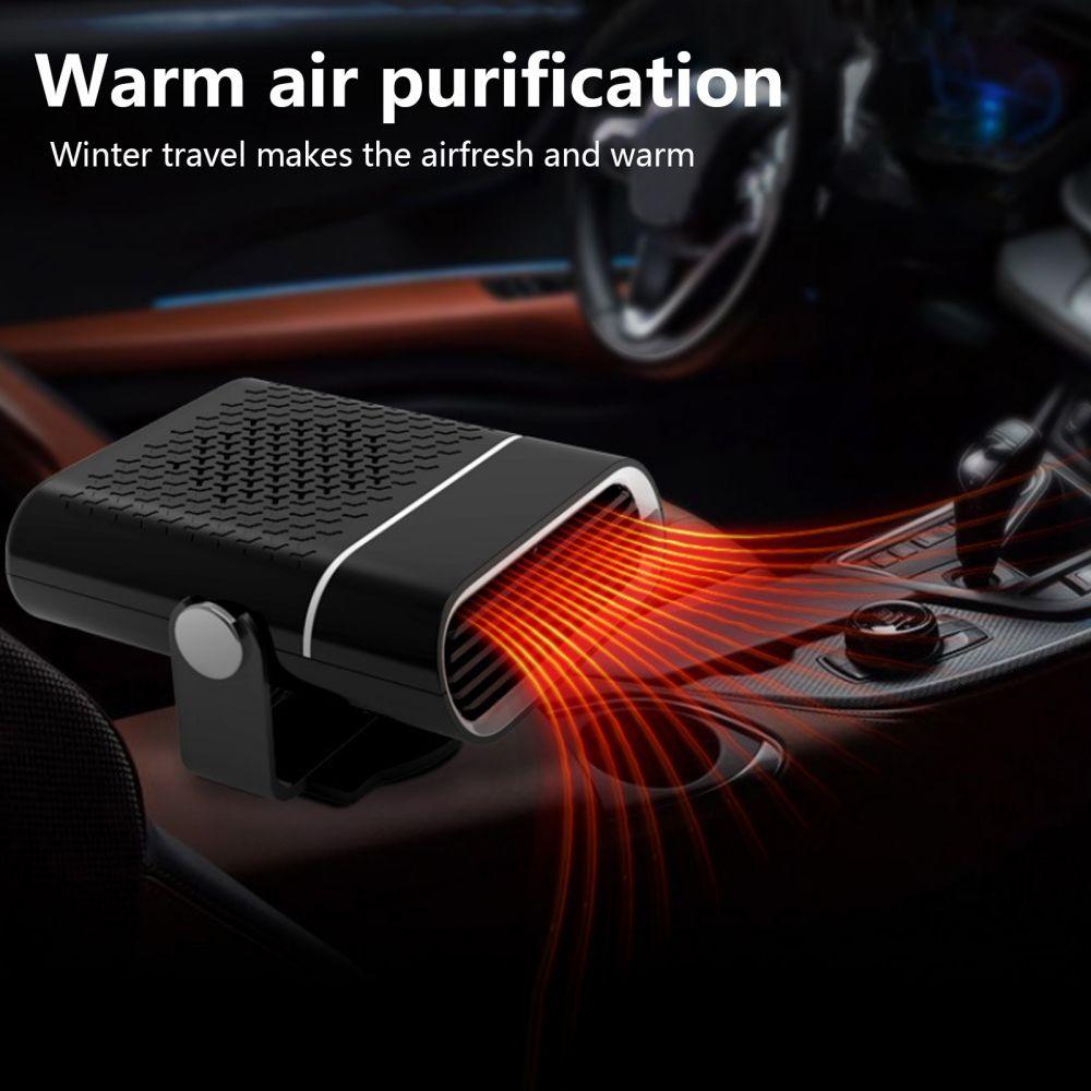 2023 Portable Car Heater Fast Heating Quickly Defrost Defogger Demister Heat Cooling Fan - KinglyDay