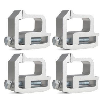 Truck Topper Clamps Cap, Aluminum Alloy Camper Shell Mounting Clamps For Pickup Cover Canopy Ladder Rack - KinglyDay