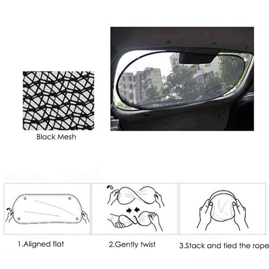 Auto Rear Sun Shade Vehicle Shield Visor Protection Back Car Window Shade Mesh Sunshade Screen Heat Insulation UV Protection - KinglyDay