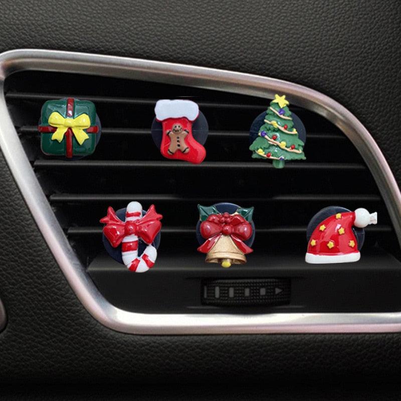 Car Air Freshener Auto Creative Christmas Air Vent Clip Parfum Flavoring Ventilation Outlet Aromatherapy Automotive Interior - KinglyDay