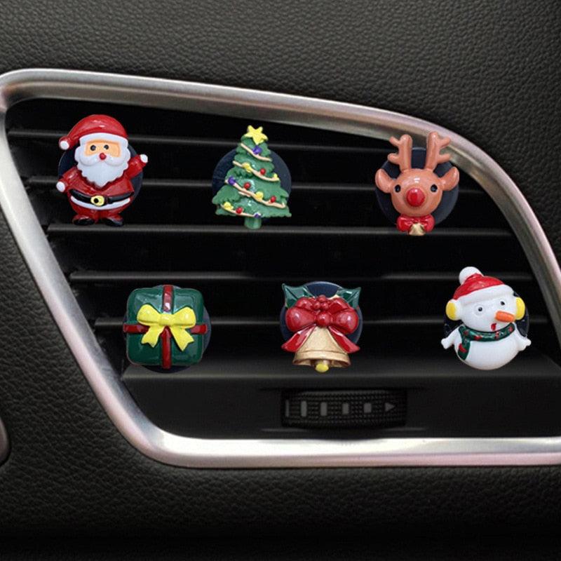 Car Air Freshener Auto Creative Christmas Air Vent Clip Parfum Flavoring Ventilation Outlet Aromatherapy Automotive Interior - KinglyDay