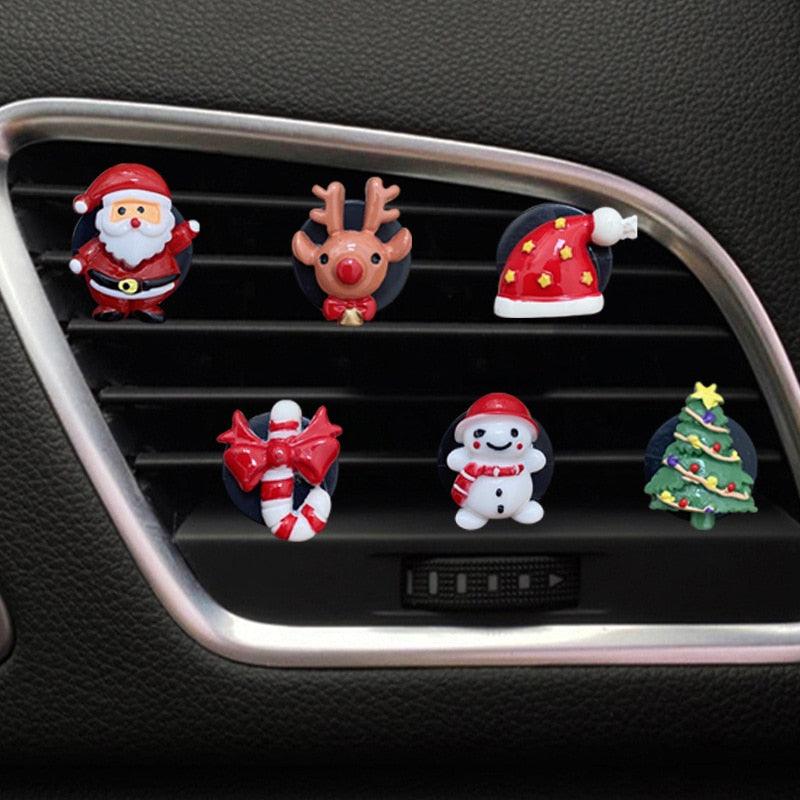 Car Air Freshener Auto Creative Christmas Air Vent Clip Parfum Flavoring Ventilation Outlet Aromatherapy Automotive Interior - KinglyDay