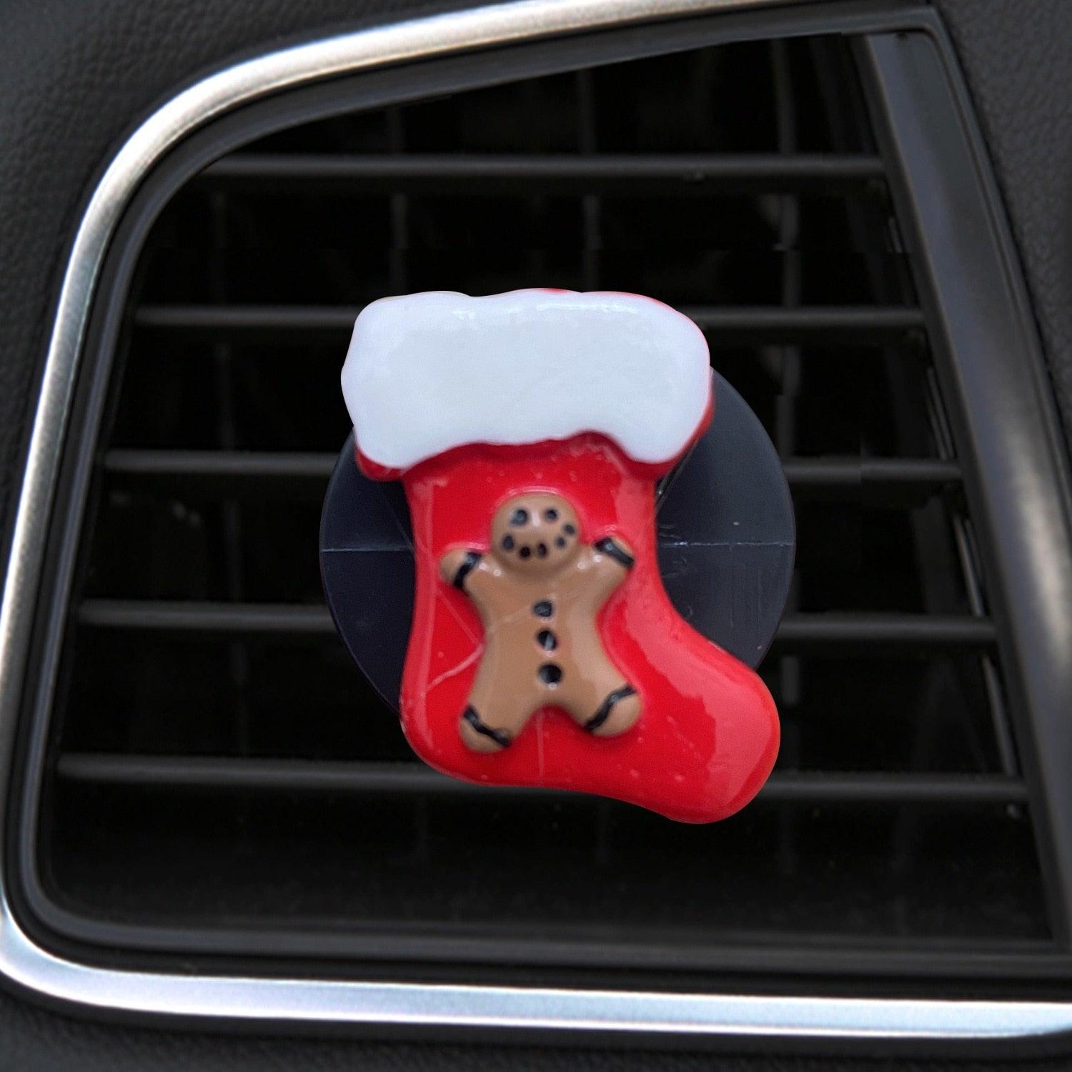 Car Air Freshener Auto Creative Christmas Air Vent Clip Parfum Flavoring Ventilation Outlet Aromatherapy Automotive Interior - KinglyDay