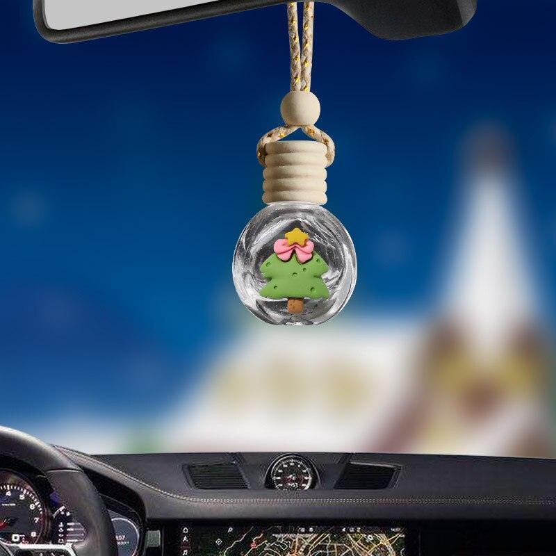 Car Aromatherapy Bottle Car Christmas Decorations Car Perfume Pendant Cute Creative Car Perfume Ornaments Supplies - KinglyDay