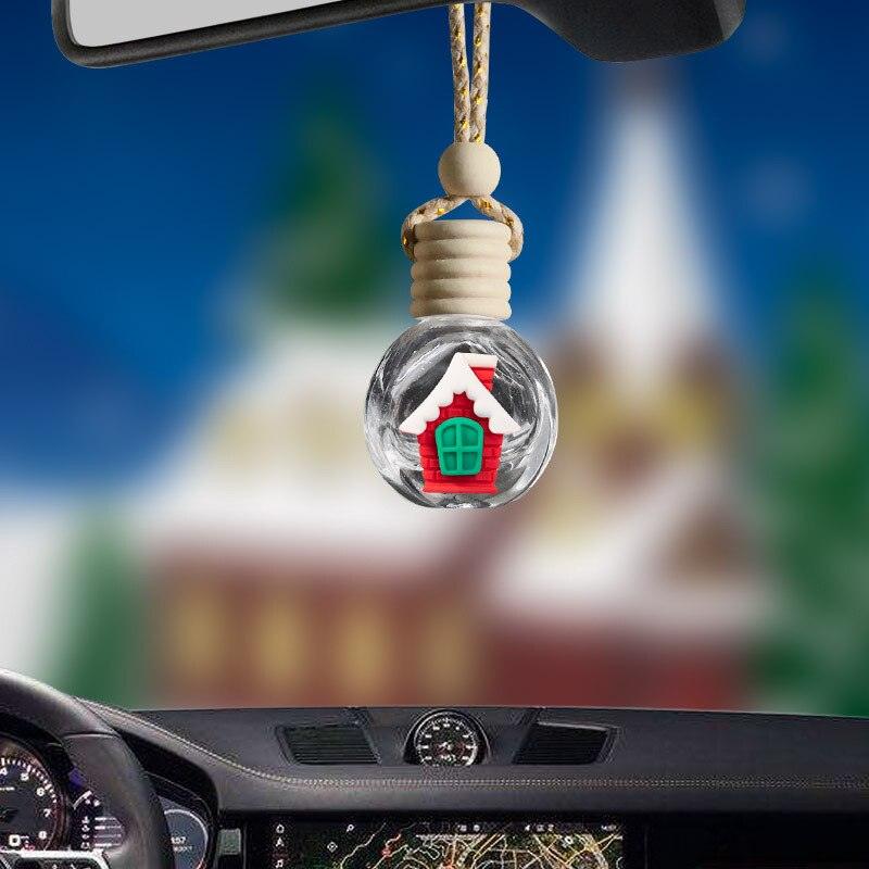 Car Aromatherapy Bottle Car Christmas Decorations Car Perfume Pendant Cute Creative Car Perfume Ornaments Supplies - KinglyDay