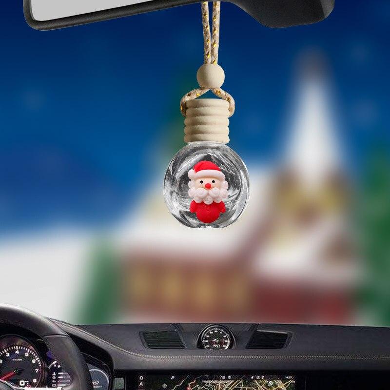 Car Aromatherapy Bottle Car Christmas Decorations Car Perfume Pendant Cute Creative Car Perfume Ornaments Supplies - KinglyDay