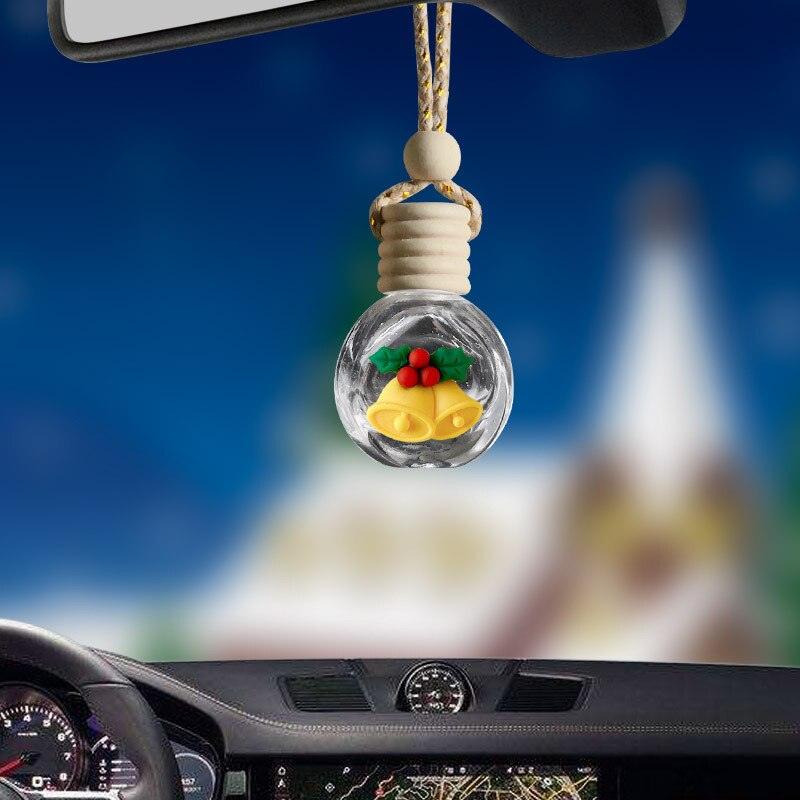 Car Aromatherapy Bottle Car Christmas Decorations Car Perfume Pendant Cute Creative Car Perfume Ornaments Supplies - KinglyDay