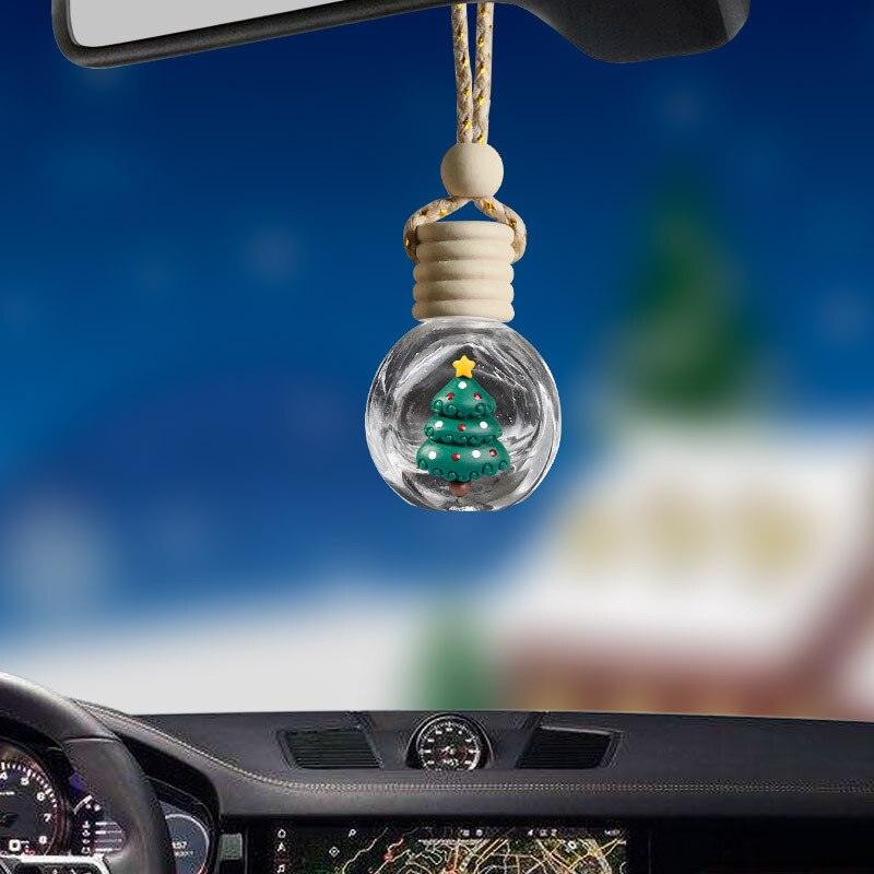 Car Aromatherapy Bottle Car Christmas Decorations Car Perfume Pendant Cute Creative Car Perfume Ornaments Supplies - KinglyDay