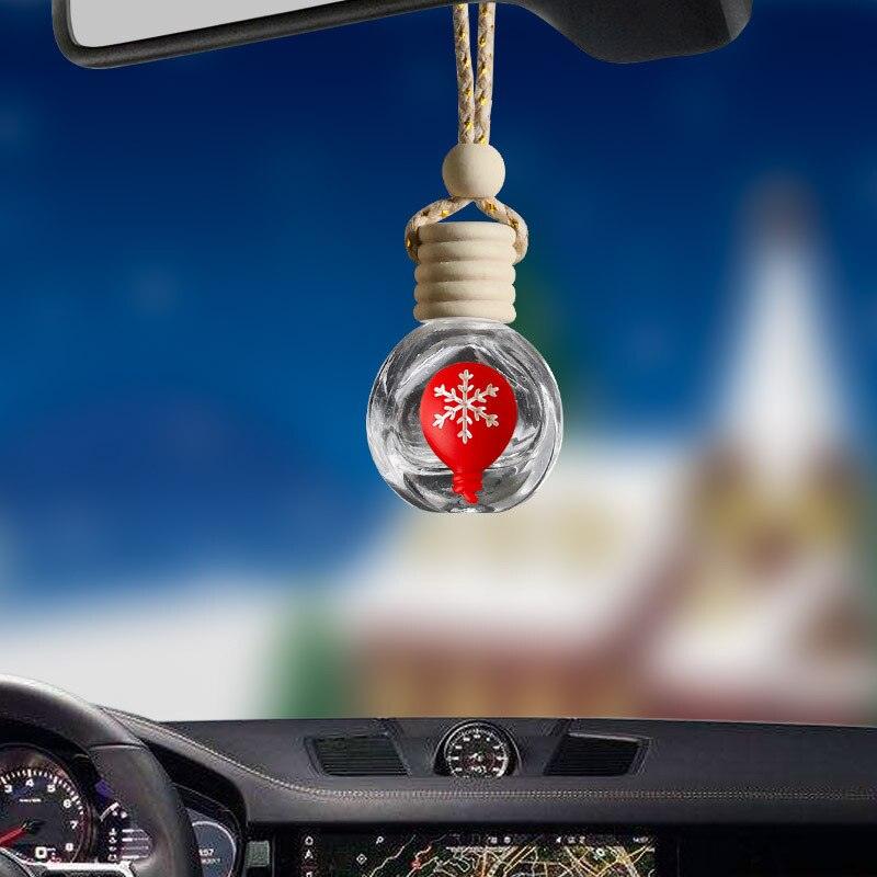 Car Aromatherapy Bottle Car Christmas Decorations Car Perfume Pendant Cute Creative Car Perfume Ornaments Supplies - KinglyDay