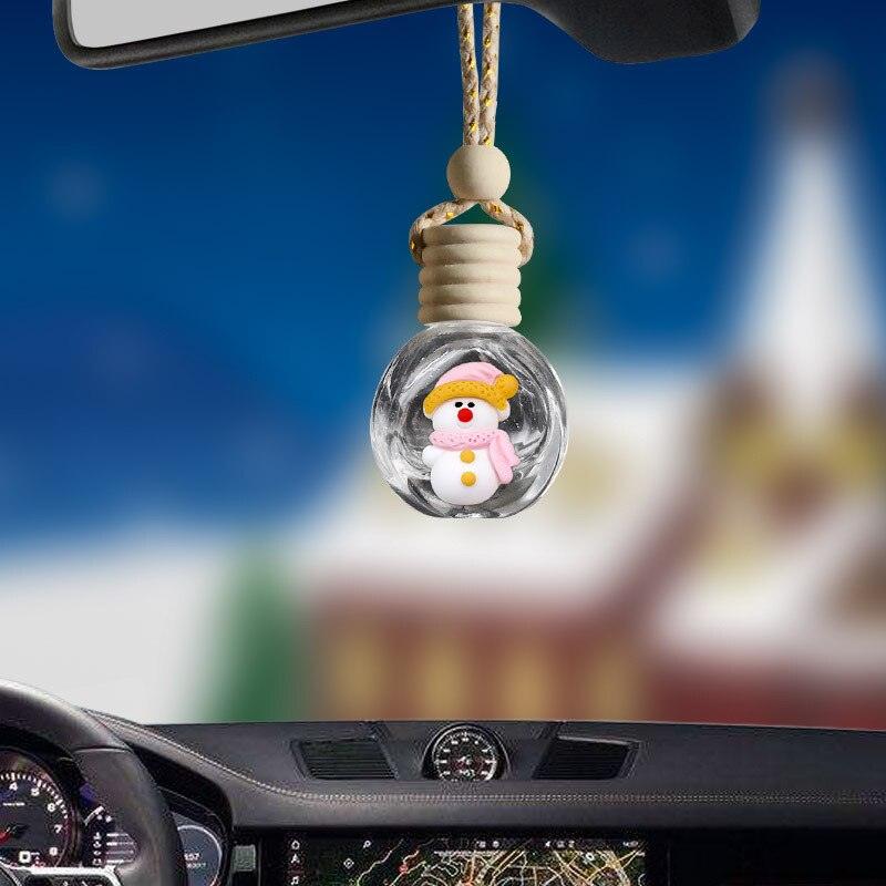 Car Aromatherapy Bottle Car Christmas Decorations Car Perfume Pendant Cute Creative Car Perfume Ornaments Supplies - KinglyDay