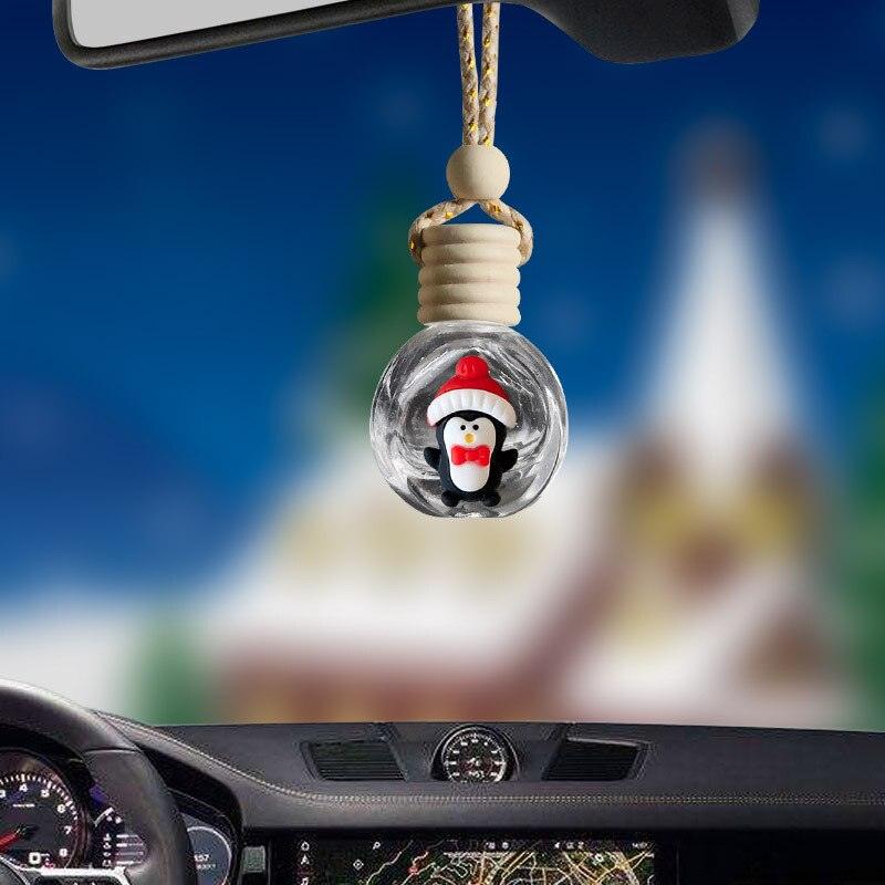 Car Aromatherapy Bottle Car Christmas Decorations Car Perfume Pendant Cute Creative Car Perfume Ornaments Supplies - KinglyDay