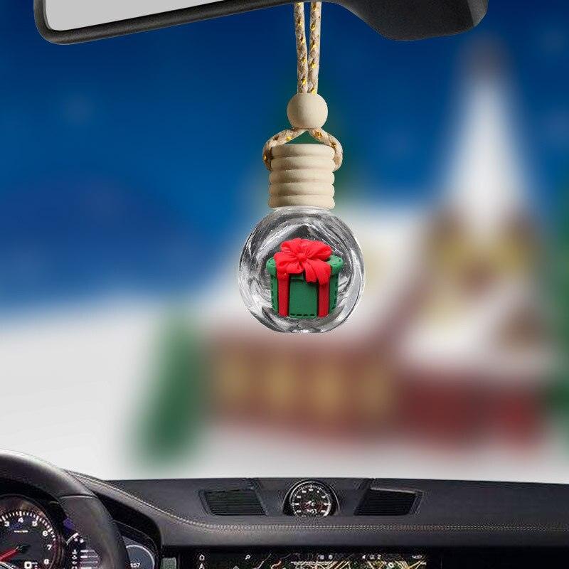 Car Aromatherapy Bottle Car Christmas Decorations Car Perfume Pendant Cute Creative Car Perfume Ornaments Supplies - KinglyDay