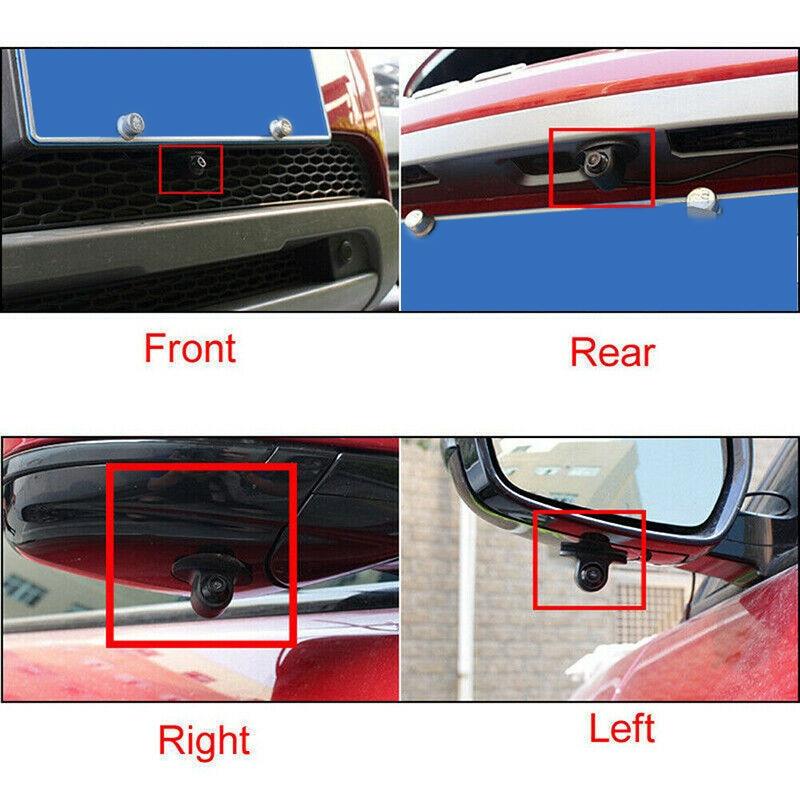 Car Camera for Vehicle Front/Side/Rear View Night Vision Auto Camera 170 Degree Wide Angle Automotive Reversing Backup Camera - KinglyDay