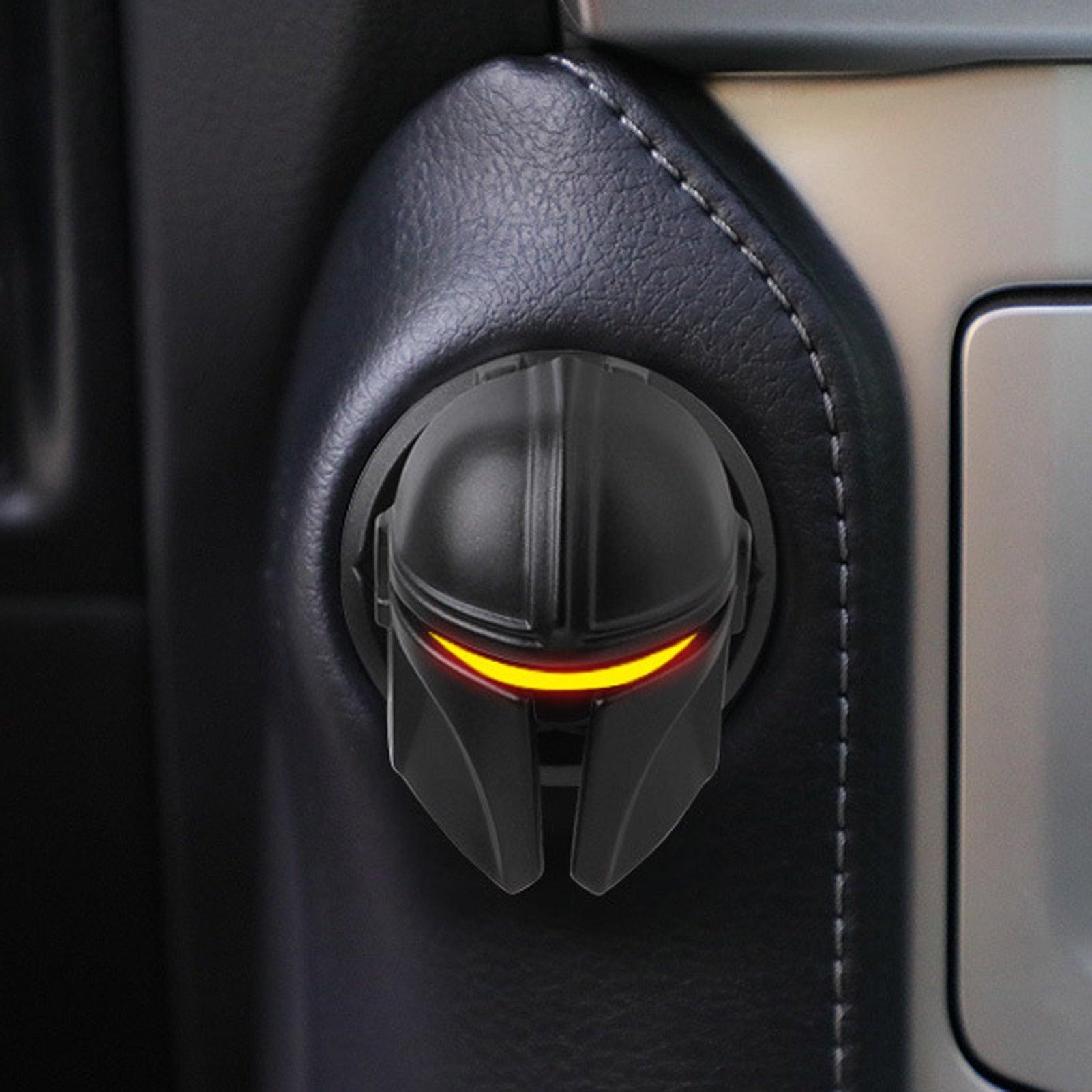 Car Engine Ignition Button Cover 3D Start Engine Button Cover Decoration Car Interior Protective Switch Button Cover - KinglyDay