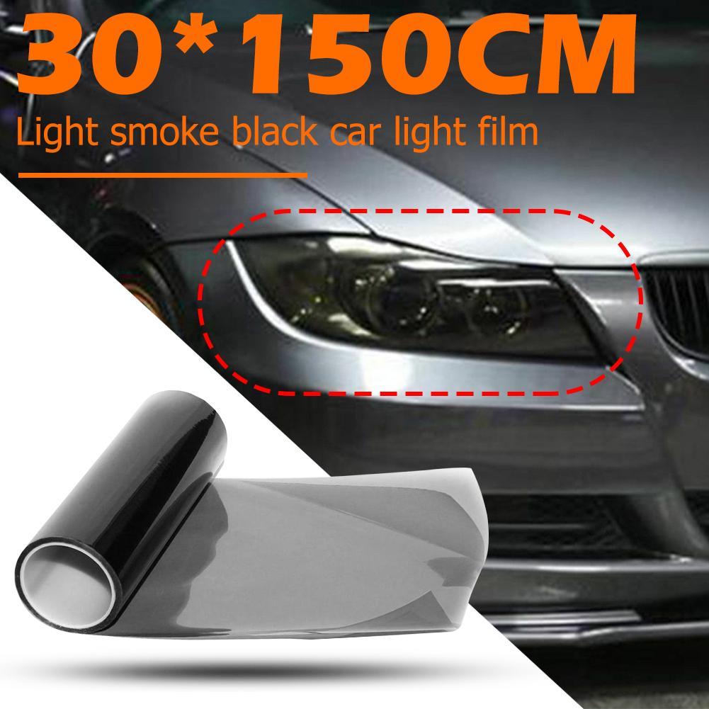 Car Light Smoke Black Tint Film Vinyl Sticker Wrap Taillights Headlights Fog Lamp Covering Flm - KinglyDay