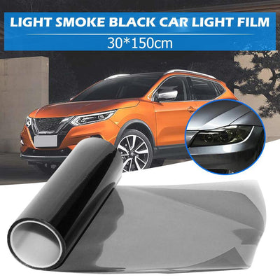 Car Light Smoke Black Tint Film Vinyl Sticker Wrap Taillights Headlights Fog Lamp Covering Flm - KinglyDay