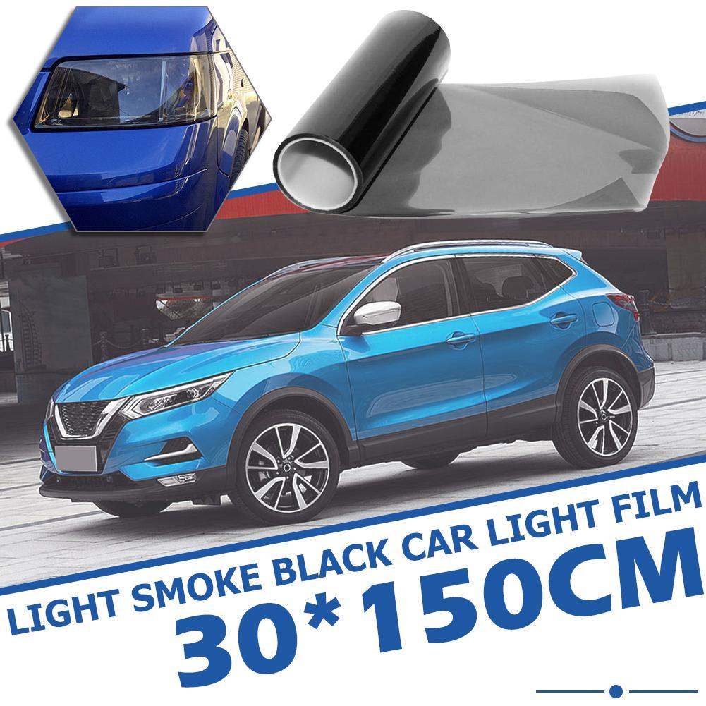 Car Light Smoke Black Tint Film Vinyl Sticker Wrap Taillights Headlights Fog Lamp Covering Flm - KinglyDay