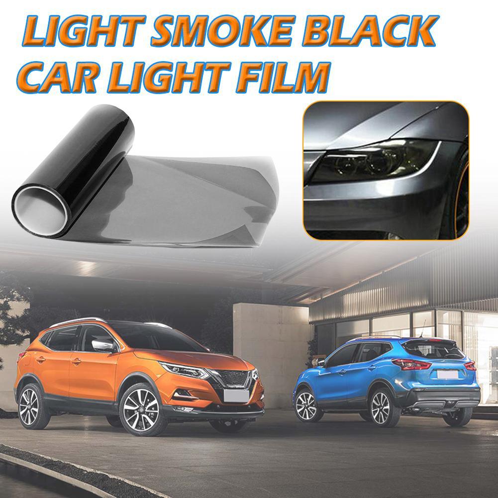 Car Light Smoke Black Tint Film Vinyl Sticker Wrap Taillights Headlights Fog Lamp Covering Flm - KinglyDay