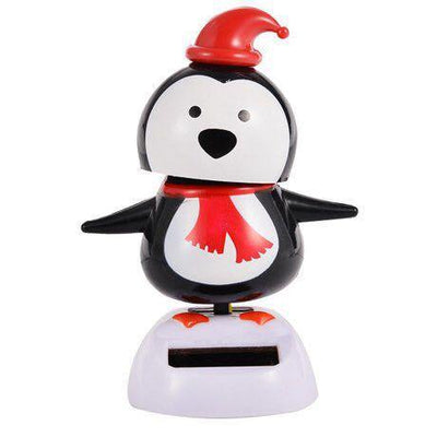 Car Ornament Creative Solar Swing Doll Shaking Santa Claus Gift Cartoon Christmas Gifts Car Decoration for Children - KinglyDay