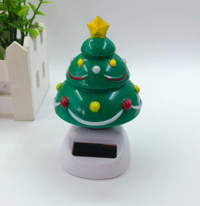 Car Ornament Creative Solar Swing Doll Shaking Santa Claus Gift Cartoon Christmas Gifts Car Decoration for Children - KinglyDay