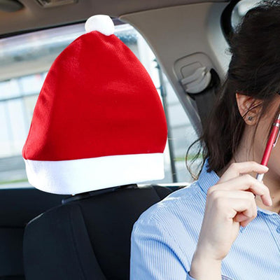 Car Personality Lovely Christmas Hat Trim Sticker For Tesla 2021-2022 Model 3 Model Y Interior Decoration Accessories - KinglyDay