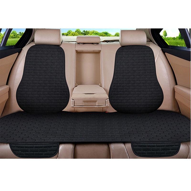 Car Seat Cover Front/Rear Flax/Linen Seat Cushion Protector Pad Black/Red/Beige/Grey/Coffee/Brown For Nissan Teana X5 X45 - KinglyDay