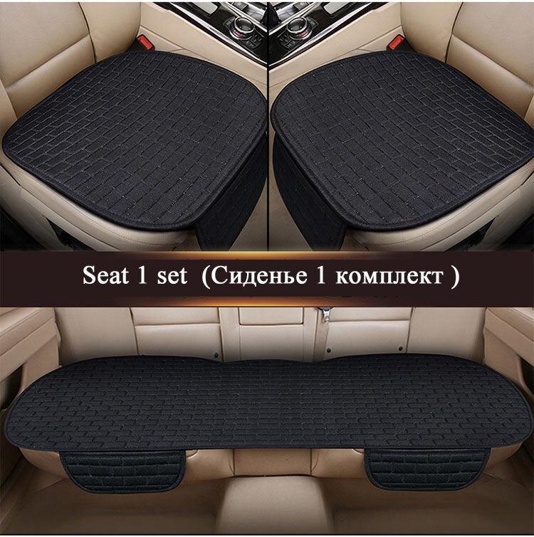 Car Seat Cover Front/Rear Flax/Linen Seat Cushion Protector Pad Black/Red/Beige/Grey/Coffee/Brown For Nissan Teana X5 X45 - KinglyDay