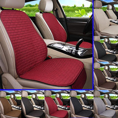 Car Seat Cover Front/Rear Flax/Linen Seat Cushion Protector Pad Black/Red/Beige/Grey/Coffee/Brown For Nissan Teana X5 X45 - KinglyDay