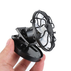 Car Solar Fan Sun Energy Cell Cooling Usb Portable Fan Cooler Mini Fan Clip-on Hat For Summer Electrical Appliances For Camping - KinglyDay