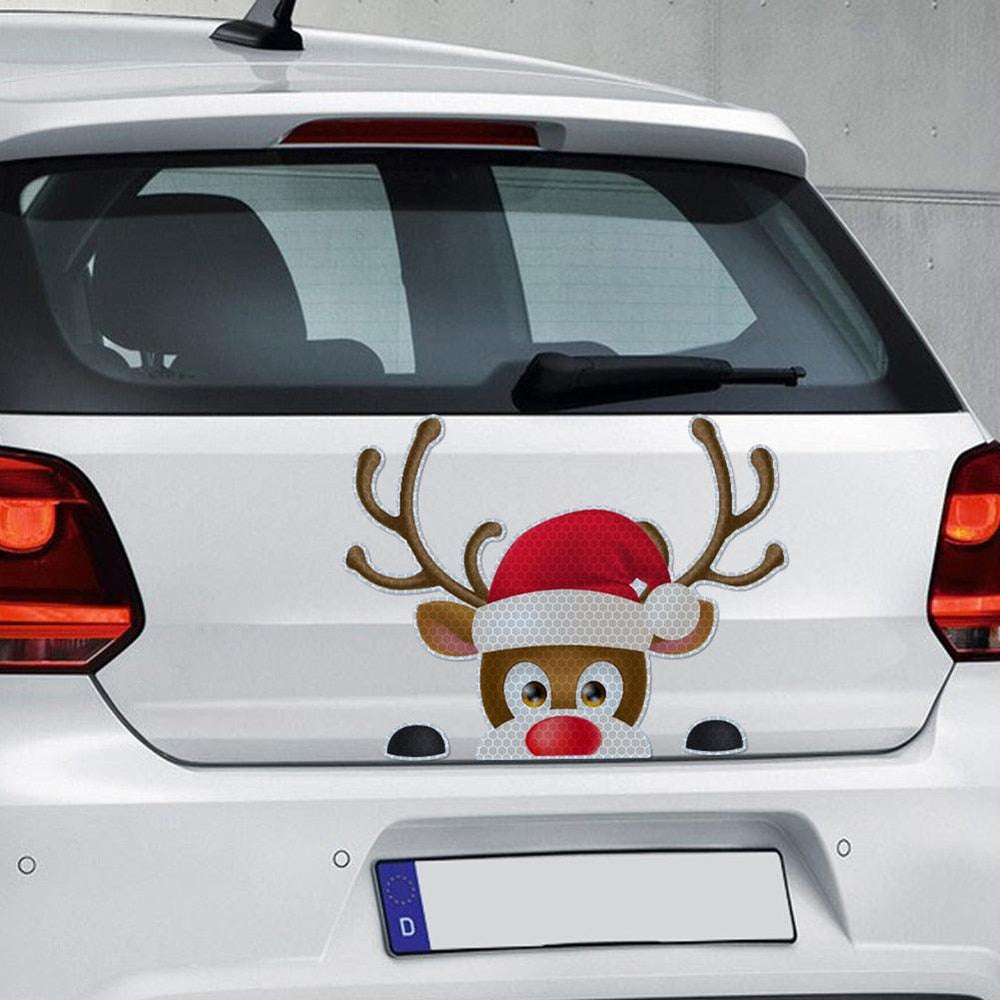 Car Sticker Festival Supplies Luminous Christmas Refrigerator Magnets Sticker Party Props Creative Crafts for Automobile Offices - KinglyDay