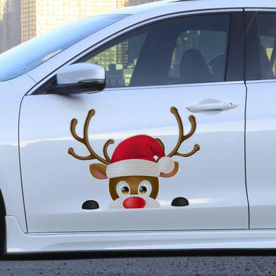 Car Sticker Festival Supplies Luminous Christmas Refrigerator Magnets Sticker Party Props Creative Crafts for Automobile Offices - KinglyDay