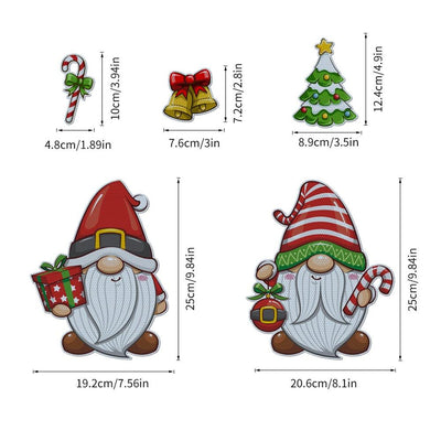 Car Sticker Festival Supplies Luminous Christmas Refrigerator Magnets Sticker Party Props Creative Crafts for Automobile Offices - KinglyDay