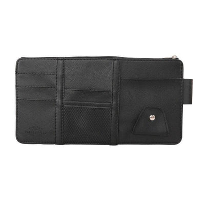 Car Styling Visor Organizer Auto Sun Visor Storage Pouch Car Organizer Sunglasses Holder Card Organizer Ticket Pocket Pen Holder - KinglyDay