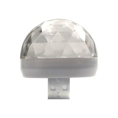 Car USB Ambient Light DJ RGB Mini Colorful Music Sound Led Apple USB Interface Holiday Party Atmosphere Interior Dome Trunk Lamp - KinglyDay