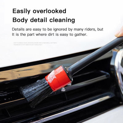 Car Wash Brush Soft Brush Detail Brush Small Brush Automotive Interior Cleaning Tools Air Conditioner Air Outlet Cleaning Brush - KinglyDay